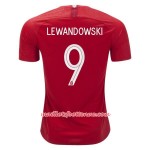 Maillot/Tenue Pologne Robert Lewandowski 9 Exterieur Coupe du monde 2018